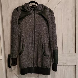 Blanc Noir long Hoodie